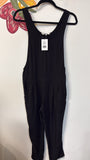BB Dakota 25" Inseam Black Jumpsuit, 4