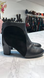 Aquatalia Black Leather Ankle Boots, 8 (retail $300+)