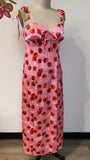 Francesca's Strawberry Print Dress, M