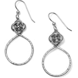 Brighton  Interlok Petite Knot Circle French Wire Earrings