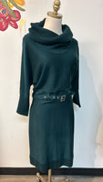 J Howard Green Sweater Dress, M