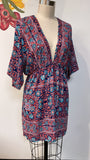 Renee C Print Swim Coverup, L