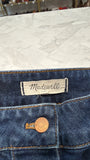 Madewell Denim Button Front Skirt, 6