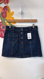 Madewell Denim Button Front Skirt, 6