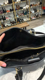 Anne Klein Black Faux Leather Crossbody Bag, 12"x9"