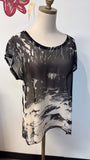 Eileen Fisher 100% Silk Sheer Top, S