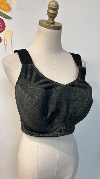 Livi Black Sports Bra, 38H