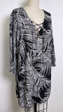 Portocruz Black Swim Coverup, XXL