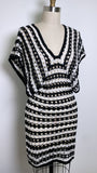 Crochet Black Swim Coverup, S