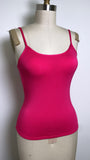 Klassy Network Pink Built in Bra Brami Tank, S