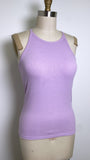 New Klassy Network Purple Built in Bra Brami Tank, M