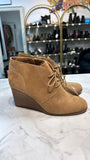 Lucky Brand Brown Shylow Ankle Boots, 9