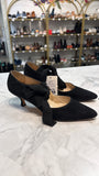Vintage Manolo Blahnik Black Shoes, 38.5 (8.5)