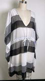 New Swimsuits for All White/Black Swim Coverup, 18/20