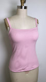 New Klassy Network Pink Built in Bra Brami Tank, M