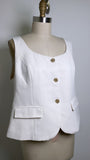 A New Day Ivory Vest, L