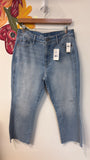 New Old Navy High Rise Cropped Flare 24.5" Inseam Jeans, 10