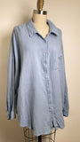 Torrid Blue Gauze Top, 3X