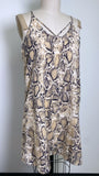 She + Sky Snake Print Dress, S
