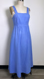 Spighe Di Lino Linen/Cotton Blue Dress, M