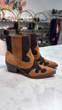 New L'Amour DesPieds Brown Leather Boots, 6.5