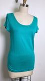 Loft Green 100% Linen Top, S