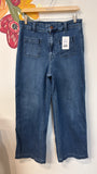 Old Navy Wide Leg High Rise 31.5" Inseam Jeans, 10