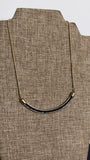 Banana Republic Gold/Black Necklace