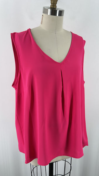 Kasper Pink Top, 2X