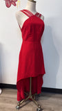 Halston Heritage Red Hi-Lo Dress, 2