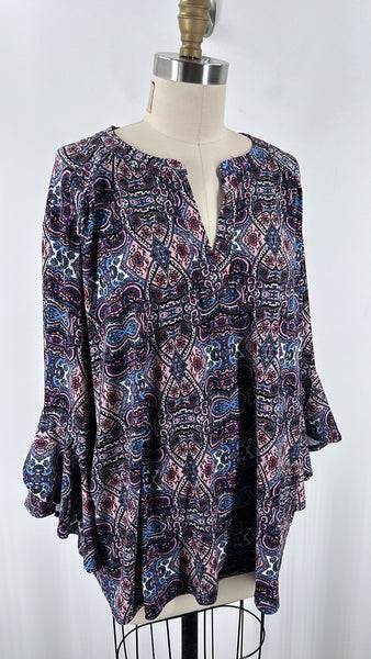 Cato Paisley Top, 22/24W