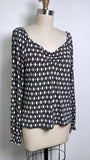 New Michael Kors Black Top, L