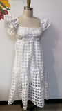 Day + Moon White Dress, S