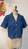 Rachel Zoe Denim Top, M