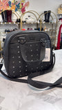RadRev Black Studded Crossbody Bag, 11"x9"