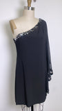 New DJ Jaz Black One Shoulder Dress, 10