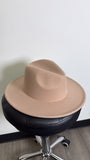 Tan Fedora Hat