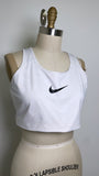 Nike White Sports Bra, 2X