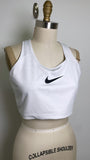 Nike White Sports Bra, 2X