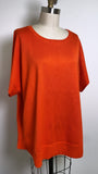 Cable & Gauge Orange Sweater, 2X