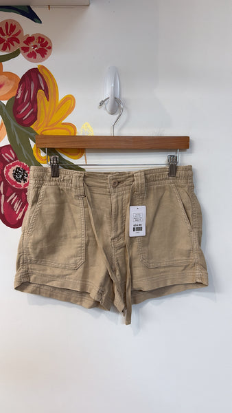 New American Eagle Brown Belted Shorts, 0