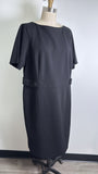 New Retail $239 Talbots Black Dress, 16W Petite