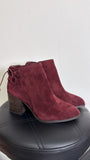 New without tags Vince Camuto Burgundy Suede Mellia Boots, 8.5 Wide