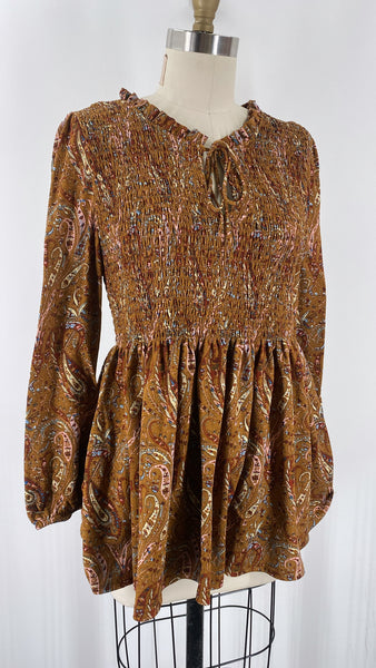 Melloday Smocked Top, L