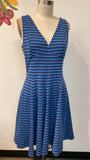 Peter Som x DesignNation Blue Stripe Dress, 10