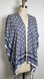 Ann Taylor Blue Topper, One Size