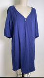 Anthropologie Blue Gauze Dress, M