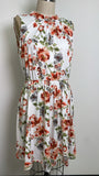 White Birch Floral Dress, L