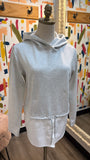 Athleta Gray Hoodie Sweatshirt, S