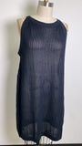 Summersalt Black Open Stitch Swim Coverup Dress, XL
